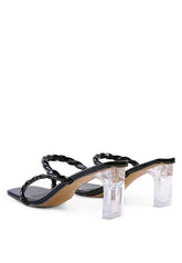 Women's Inamorata Braided Cord Mid Heel Sandals | Zarnesh