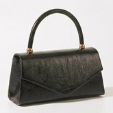 Women’s Mini Metallic Glitter Top Handle Handbag Triangle | Zarnesh