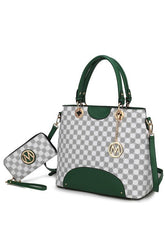 Women's MKF Premium Quality Tote Handbag Wallet Set | Zarnesh