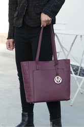 Women's MKF Lea Vegan Top Slip Pocket Handle Tote Bag | Zarnesh