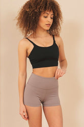 Women's Naomi Brushed High-Waisted Nylon Training Short | Zarnesh