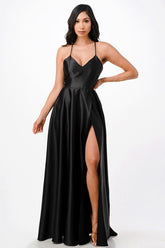 Women's Open Side Lace Up Back Spaghetti Zig Zag | Zarnesh