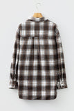Women’s Plaid Flannel Chest Pocket Boyfriend Shacket | Zarnesh