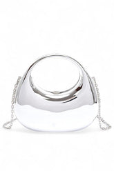 Women's Polished Molded Top Handle Clutch | Zarnesh