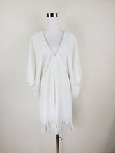 Women's Pom Pom Textured V-Neck Beach Cover Up Towel Wrap | Zarnesh