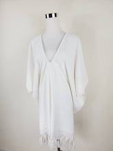 Women's Pom Pom Textured V-Neck Beach Cover Up Towel Wrap | Zarnesh