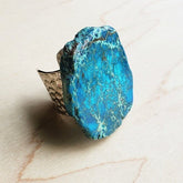 Women’s Regalite Jasper Chunky Statement Ring | Zarnesh