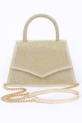 Womens Rhinestone Top Handle Convertible Clutch Bag | Zarnesh