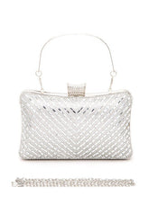 Womens Convertible Top Handle Box Clutch | Zarnesh
