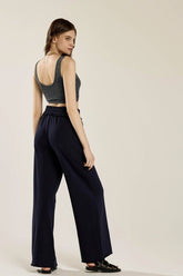 Women's Ribbed Washed Seamless Keyhole Neckline Stretch Bralette | Zarnesh