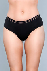 Women’s Seamless Mabel Mid-Rise Striped Panty | Zarnesh