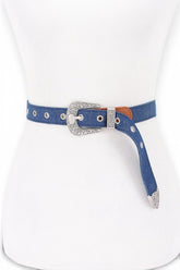 Women’s Soft Western Buckle Fashion Denim Belt | Zarnesh