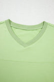 Women’s Solid Loose V-Neck Half Sleeve Tee and Shorts Set | Zarnesh