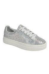 Women's DOLCE-66-RHINESTONE SNEKAERS | Zarnesh
