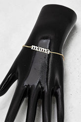 Women’s Sterling Charm Mama Link Chain Bracelet | Zarnesh