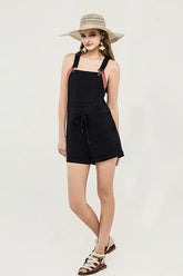 Women’s Stroll Adjustable Strap Sleeveless Pocketed Overall Romper | Zarnesh