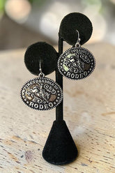 Women’s Time to Saddle Up Rodeo Oval Concho Earrings | Zarnesh