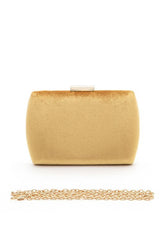 Women Velvet Box Clutch Zarnesh
