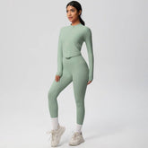 Women’s Well-in Vogue Seamless Velocity Zip Jacket Set | Zarnesh