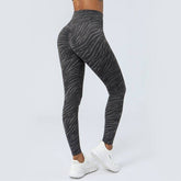 Women’s Zebra Seamless Well-in Vogue High-Rise Leggings | Zarnesh