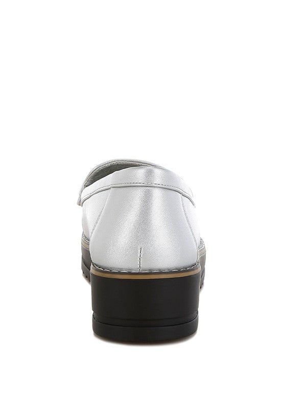 Women’s Larana Metallic Tassel Detail Loafers | Zarnesh

