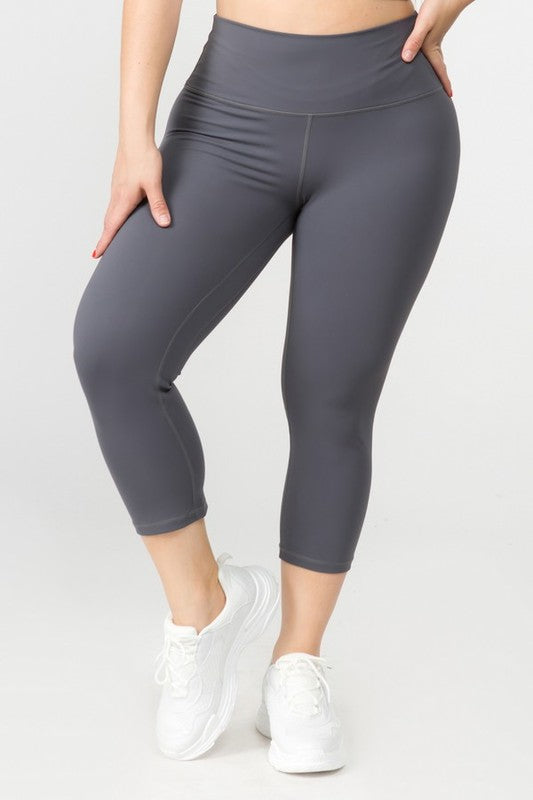 Women Buttery Soft Capri Activewear Leggings | Zarnesh