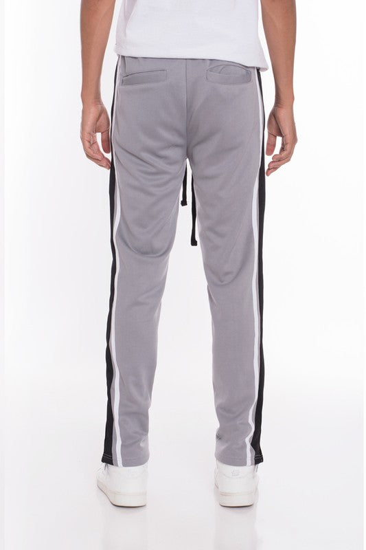 Men's Stripes Tricot Tapered Pants | Zarnesh 