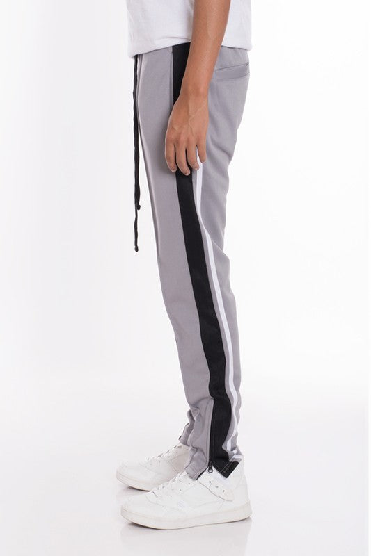 Men's Stripes Tricot Tapered Pants | Zarnesh 