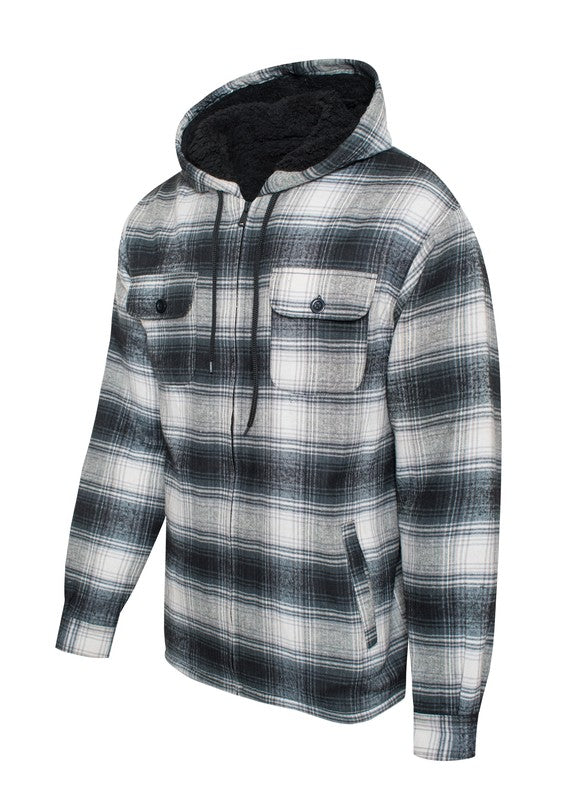 Men’s Flannel Sherpa Lining Jacket | Zarnesh