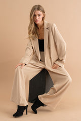 Women Double Button Blazer Jacket | Zarnesh