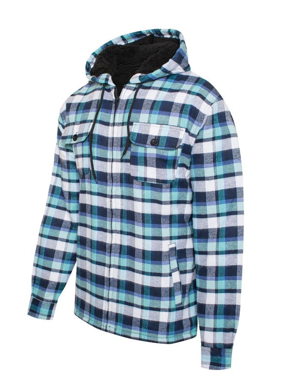 Men’s Flannel Sherpa Lining Jacket | Zarnesh