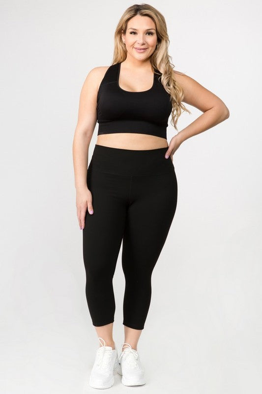 Women Buttery Soft Capri Activewear Leggings | Zarnesh