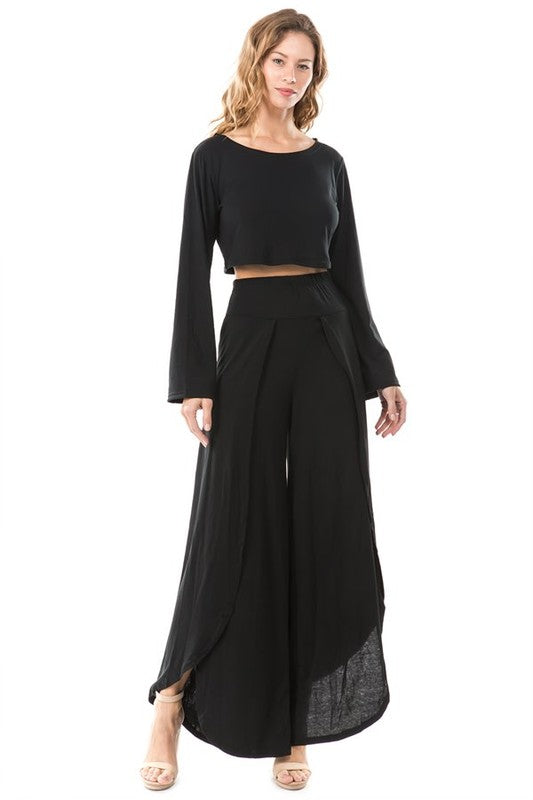 Women Sexy Black Two Piece Dress | Zarnesh