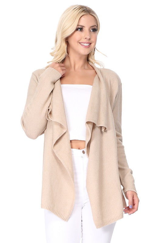 Women Draped Stylish Cape Sweater Cardigan | Zarnesh