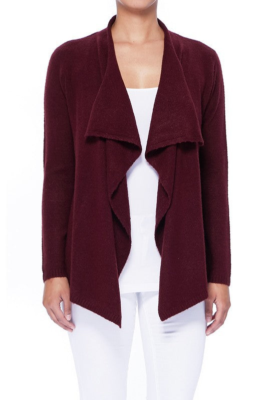 Women Draped Stylish Cape Sweater Cardigan | Zarnesh