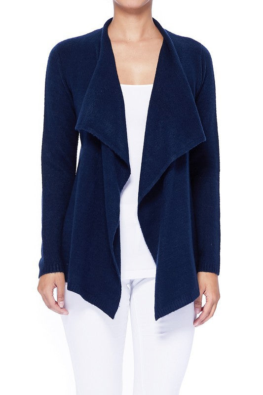 Women Draped Stylish Cape Sweater Cardigan | Zarnesh