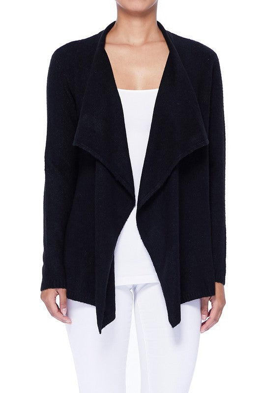 Women Draped Stylish Cape Sweater Cardigan | Zarnesh