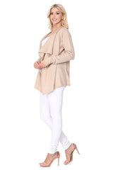 Women Draped Stylish Cape Sweater Cardigan | Zarnesh