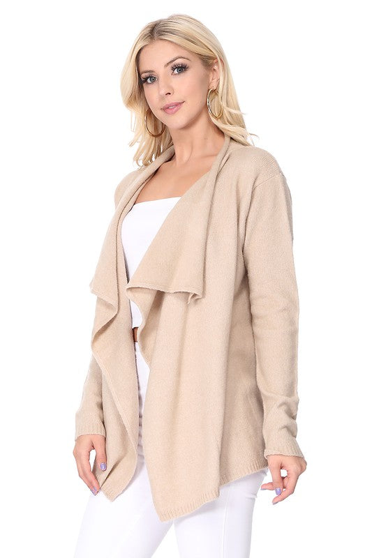 Women Draped Stylish Cape Sweater Cardigan | Zarnesh