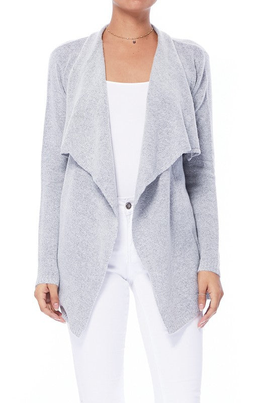 Women Draped Stylish Cape Sweater Cardigan | Zarnesh