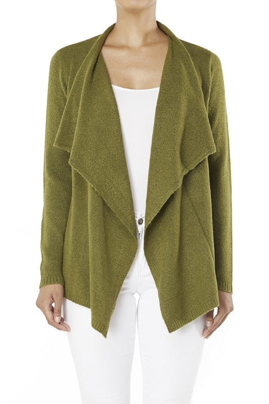 Women Draped Stylish Cape Sweater Cardigan | Zarnesh