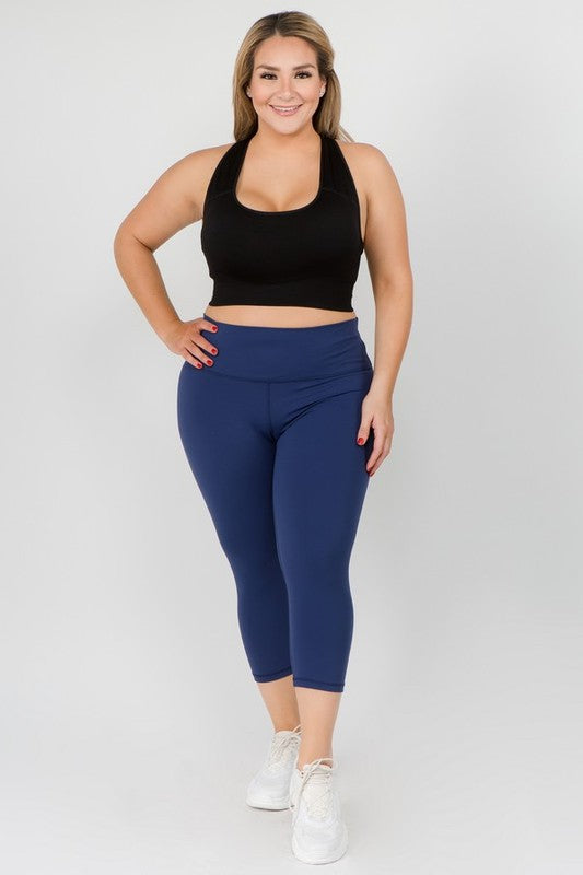 Women Buttery Soft Capri Activewear Leggings | Zarnesh