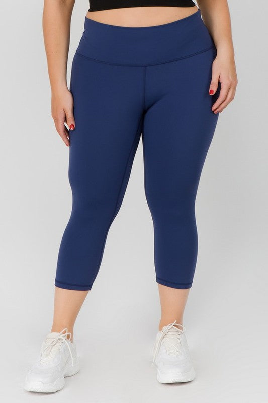 Women Buttery Soft Capri Activewear Leggings | Zarnesh