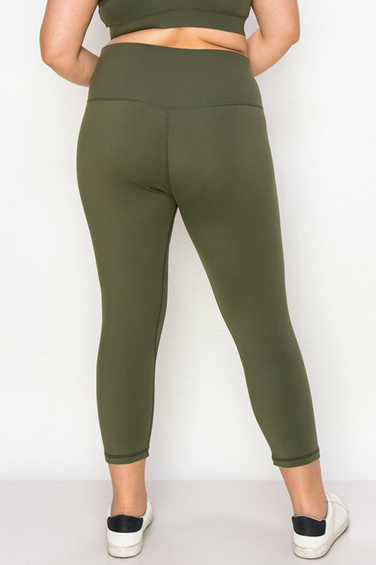 Women Buttery Soft Capri Activewear Leggings | Zarnesh