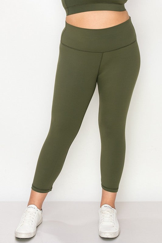 Women Buttery Soft Capri Activewear Leggings | Zarnesh