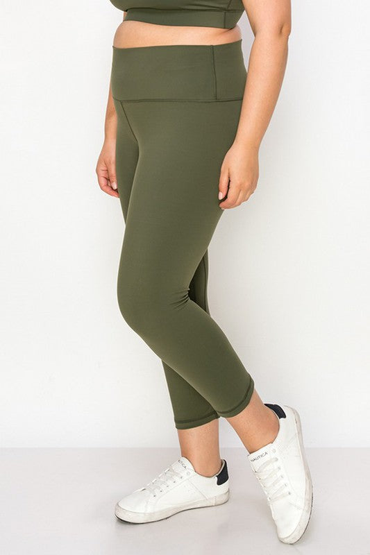 Women Buttery Soft Capri Activewear Leggings | Zarnesh