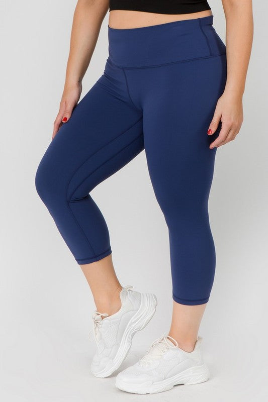 Women Buttery Soft Capri Activewear Leggings | Zarnesh