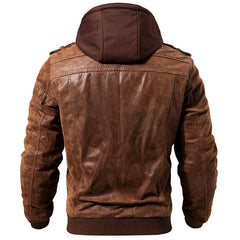 Winter Fashion Motorcycle Leather Jacket | Slim Fit, Oblique Zipper, and Streetwear Elegance