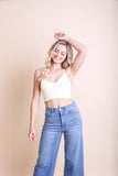 Women Seamless Padded Textured Scoop Neck Regular Fit Brami Zarnesh