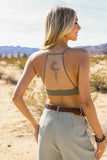 Women Crescent Moon Dream Catcher Bralette Zarnesh